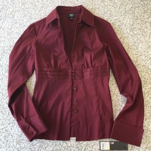 Mossimo burgundy shirt